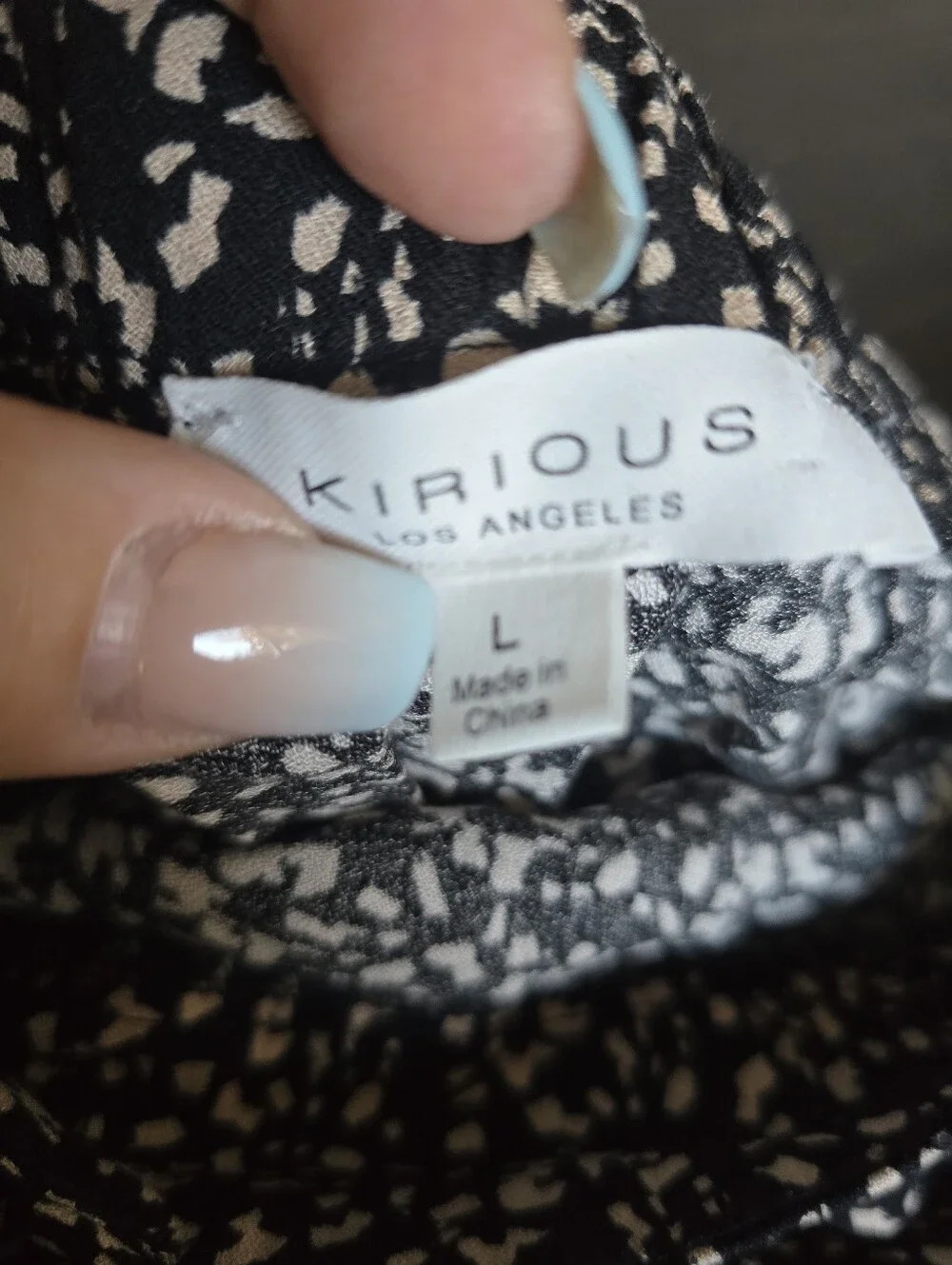 Kirious Black and white mini skirt